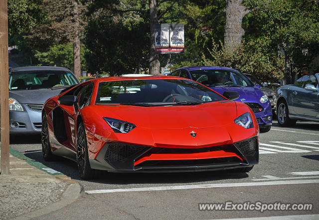 Lamborghini Aventador spotted in Carmel, California