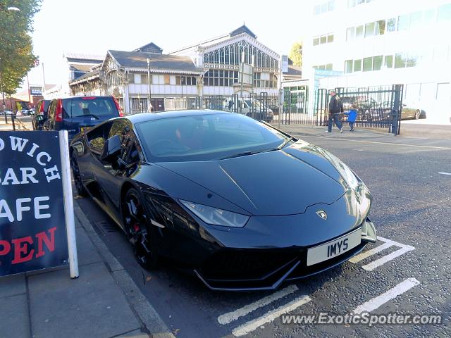 Lamborghini Huracan spotted in Manchester, United Kingdom