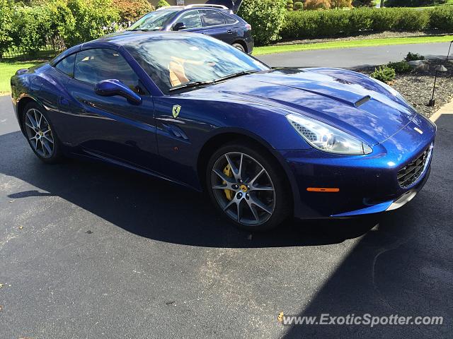 Ferrari California spotted in Pittsford, New York