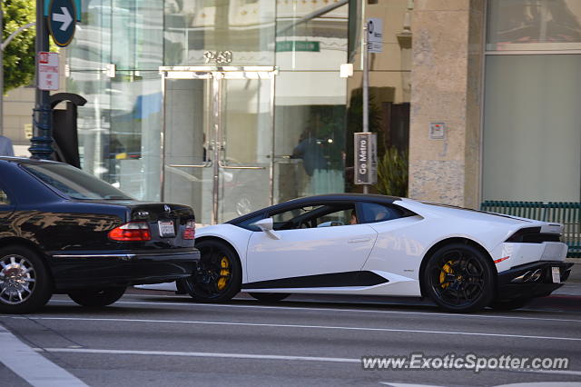 Lamborghini Huracan spotted in Beverly Hills, California