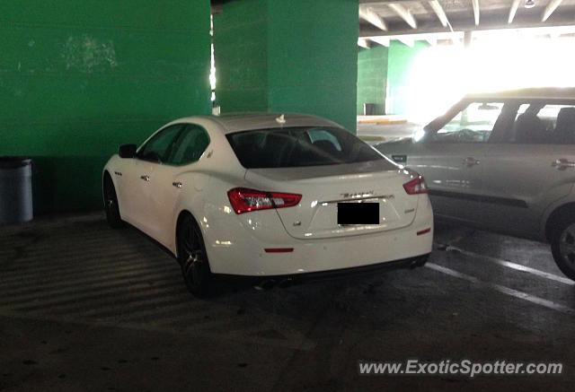 Maserati Ghibli spotted in Miami, Florida