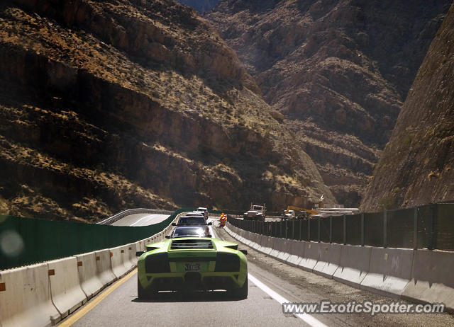Lamborghini Murcielago spotted in I15 to Las Vegas, Nevada