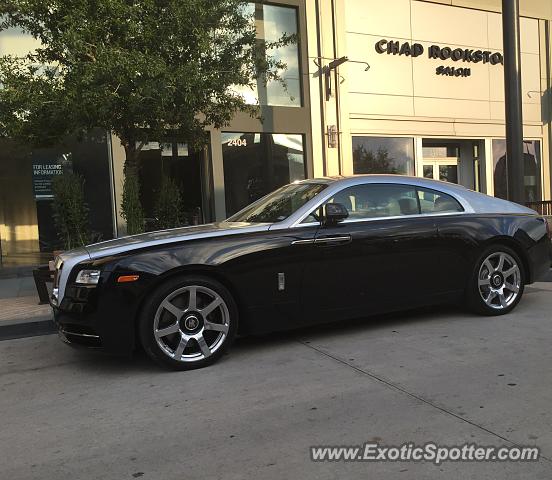 Rolls-Royce Wraith spotted in Dallas, Texas