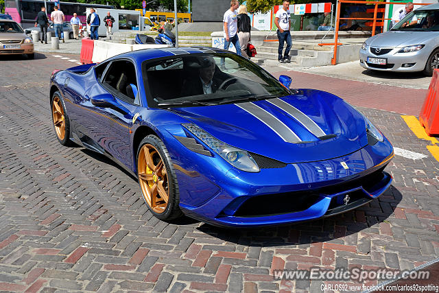 Ferrari 458 Italia spotted in Warsaw, Poland