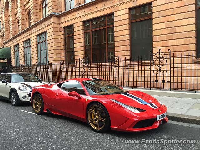 Ferrari 458 Italia spotted in London, United Kingdom