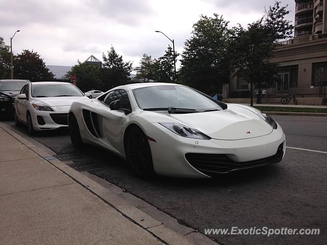 Mclaren MP4-12C spotted in Mississauga, Canada