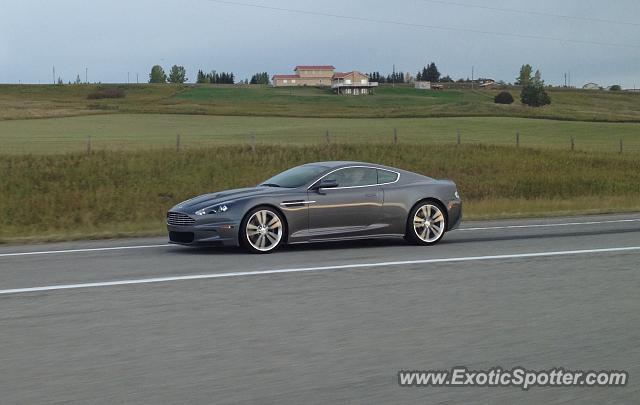 Aston Martin DBS spotted in Okotoks, Canada