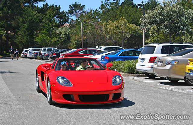 Porsche Carrera GT spotted in Pebble Beach, California