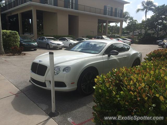 Bentley Continental spotted in Fort Lauderdale, Florida