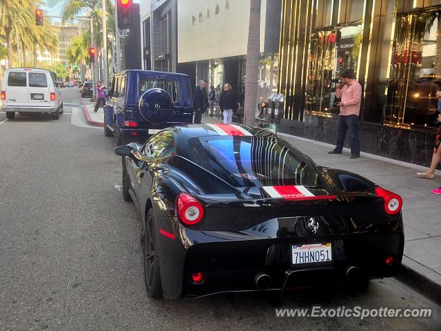 Ferrari 458 Italia spotted in Beverly Hills, California