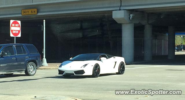 Lamborghini Gallardo spotted in Houston, Texas