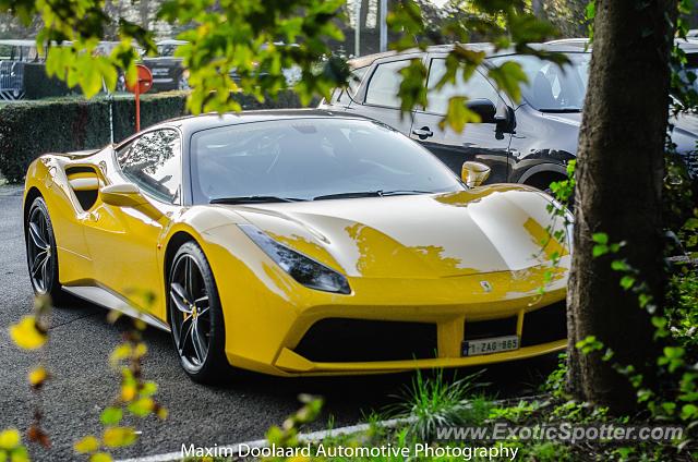 Ferrari 488 GTB spotted in Knokke-Heist, Belgium