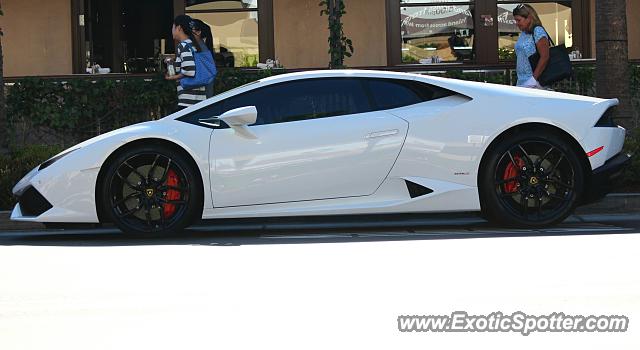 Lamborghini Huracan spotted in Newport Beach, California