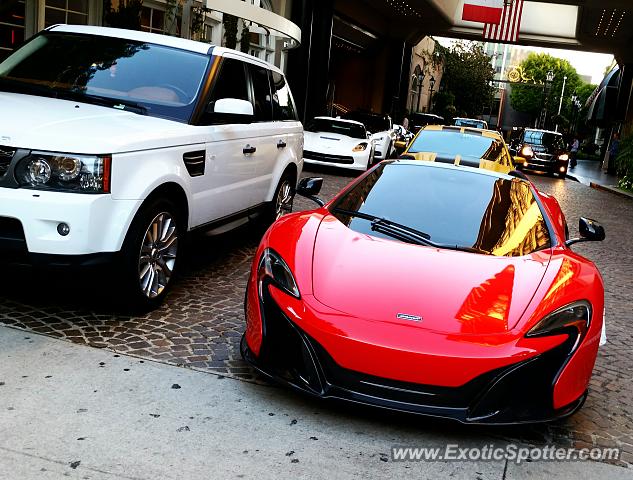 Mclaren 650S spotted in Beverly Hills, California