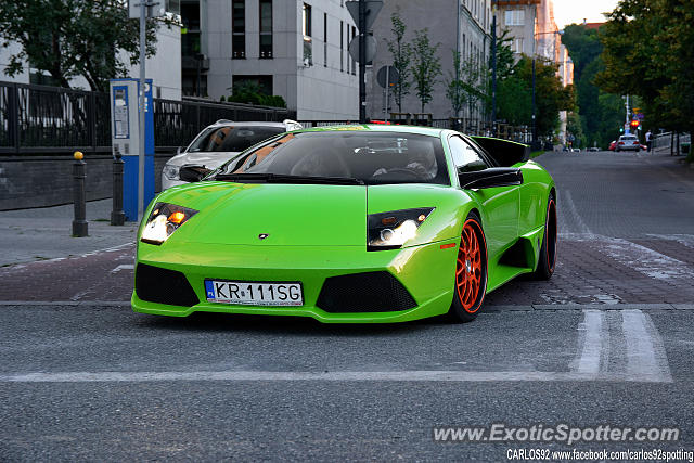 Lamborghini Murcielago spotted in Warsaw, Poland