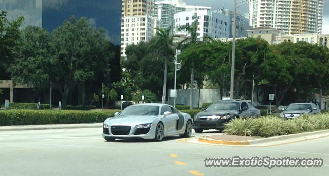 Audi R8 spotted in Fort Lauderdale, Florida