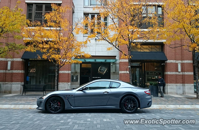 Maserati GranTurismo spotted in Toronto, Ontario, Canada