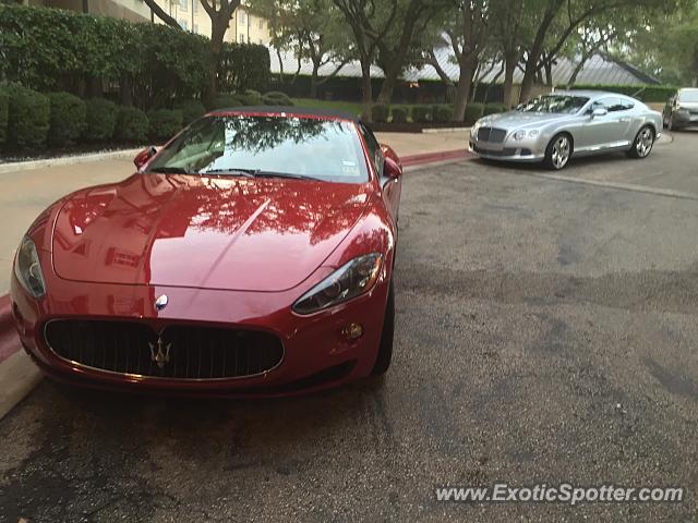 Maserati GranCabrio spotted in Austin, Texas