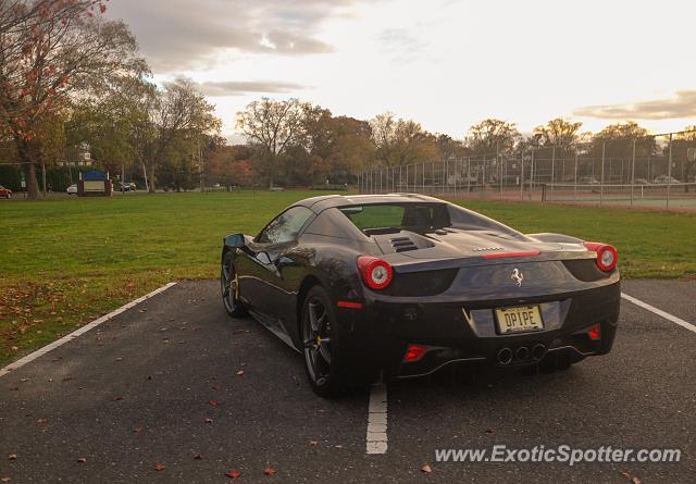 Ferrari 458 Italia spotted in Spring Lake, New Jersey