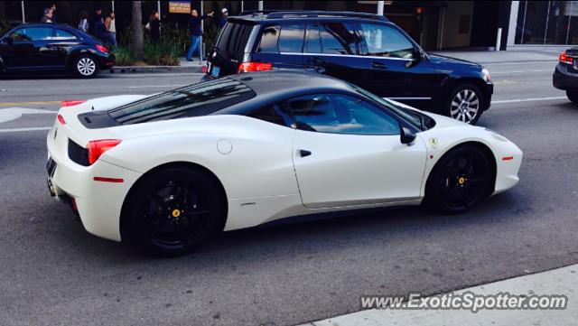 Ferrari 458 Italia spotted in Los Angeles, California