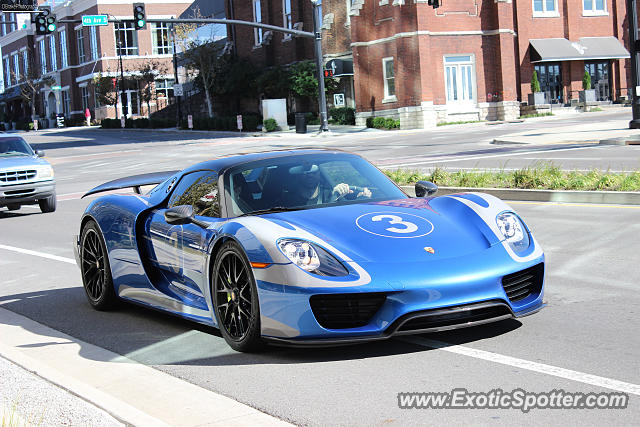 Porsche 918 Spyder spotted in Nashville, Tennessee