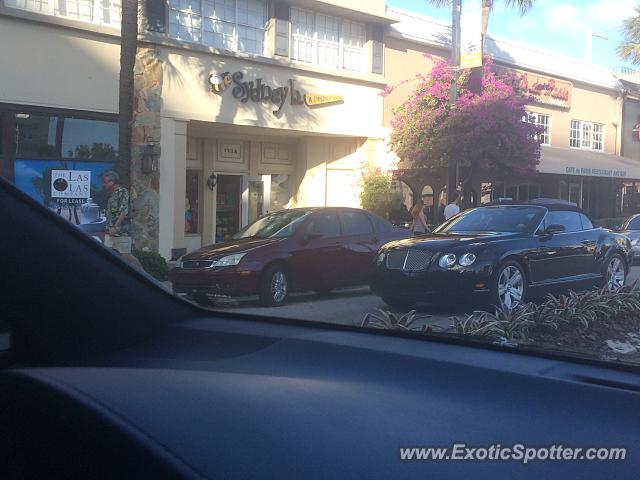 Bentley Continental spotted in Fort Lauderdale, Florida