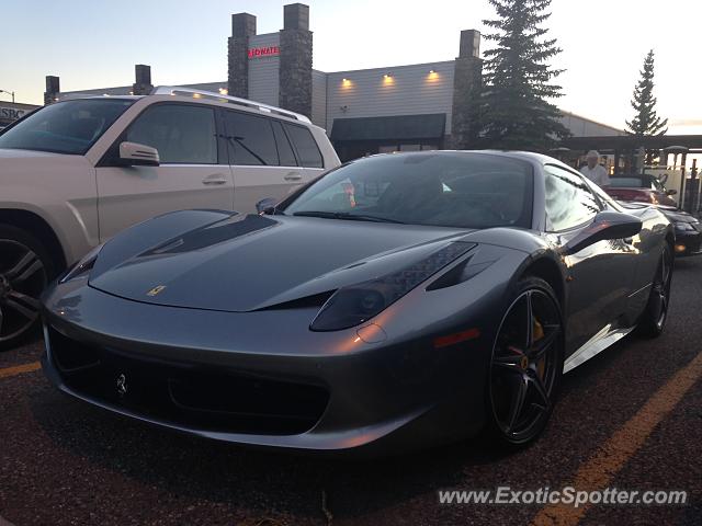 Ferrari 458 Italia spotted in Calgary, Canada