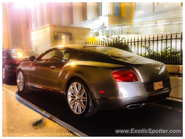 Bentley Continental spotted in DC, Washington