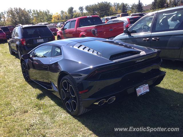 Lamborghini Huracan spotted in Calgary, Canada