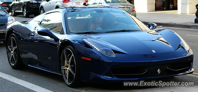 Ferrari 458 Italia spotted in Beverly Hills, California