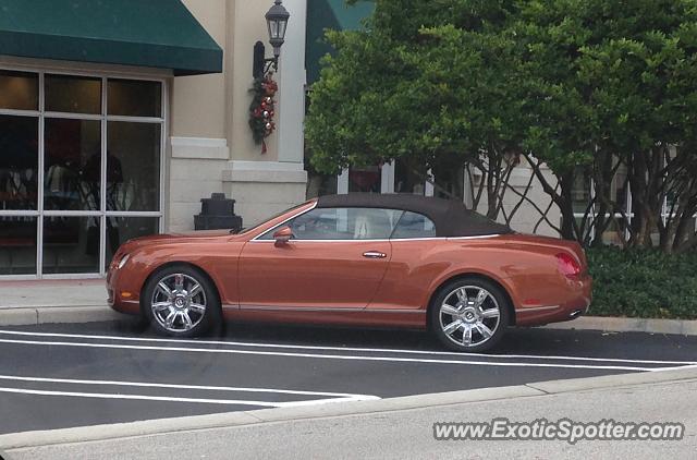 Bentley Continental spotted in Palm B. Gardens, Florida