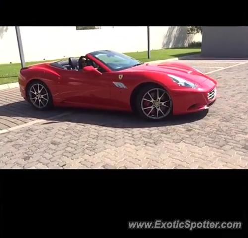 Ferrari California spotted in Johannesburg, South Africa