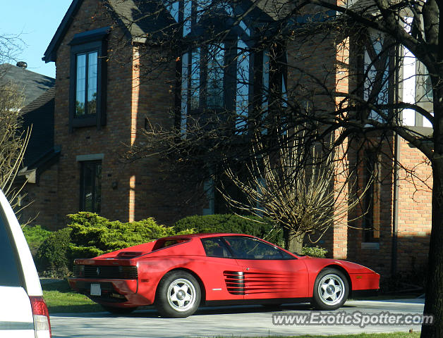 Ferrari Testarossa spotted in Windsor, Ontario, Canada