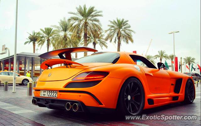 Mercedes SLS AMG spotted in Dubai, United Arab Emirates