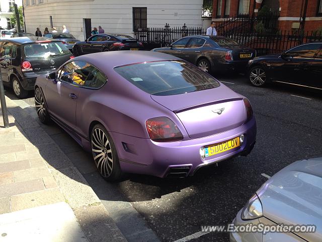 Bentley Continental spotted in London, United Kingdom