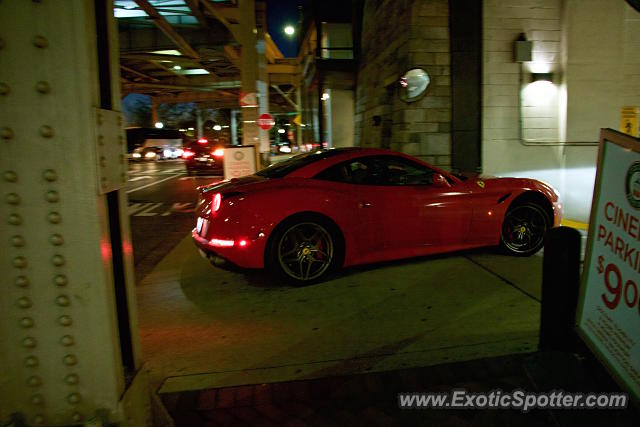 Ferrari California spotted in Arlington, Virginia