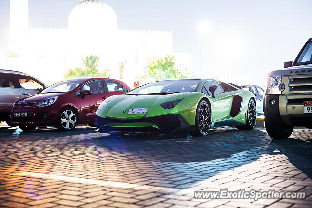 Lamborghini Aventador spotted in Dubai, United Arab Emirates