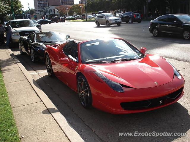 Ferrari 458 Italia spotted in Dallas, Texas