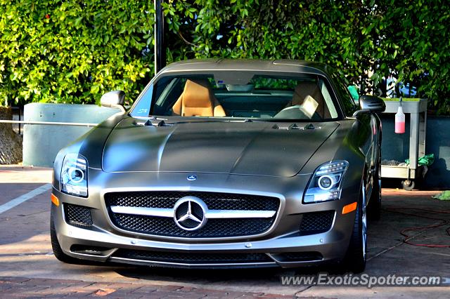 Mercedes SLS AMG spotted in Malibu, California