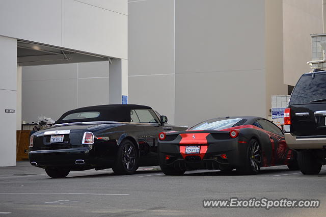 Ferrari 458 Italia spotted in Beverly Hills, California