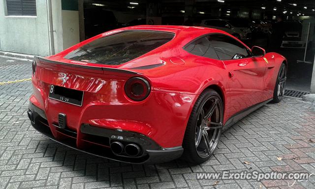 Ferrari F12 spotted in Jakarta, Indonesia