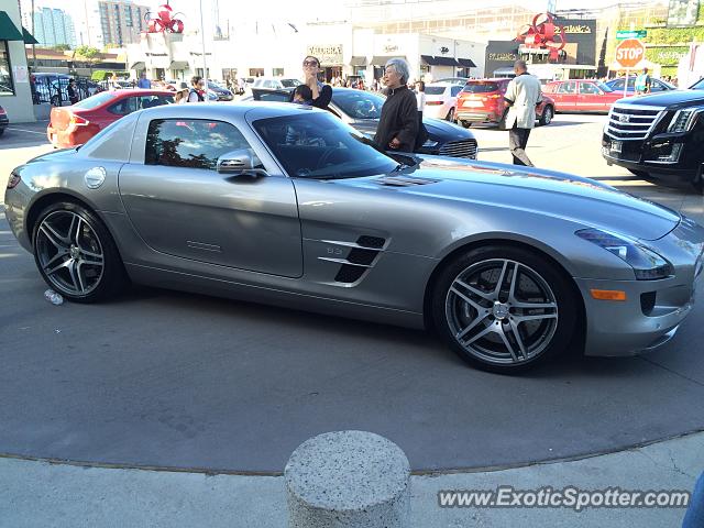 Mercedes SLS AMG spotted in Houston, Texas