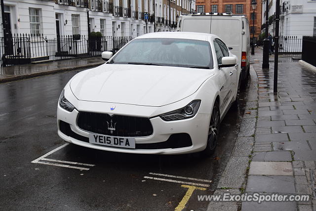 Maserati Ghibli spotted in London, United Kingdom