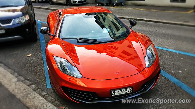 Mclaren MP4-12C spotted in Zurich, Switzerland