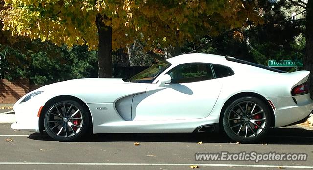 Dodge Viper spotted in Colorado Springs, Colorado