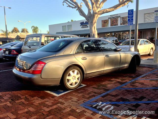 Mercedes Maybach spotted in Malibu, California