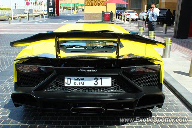 Lamborghini Aventador spotted in Dubai, United Arab Emirates