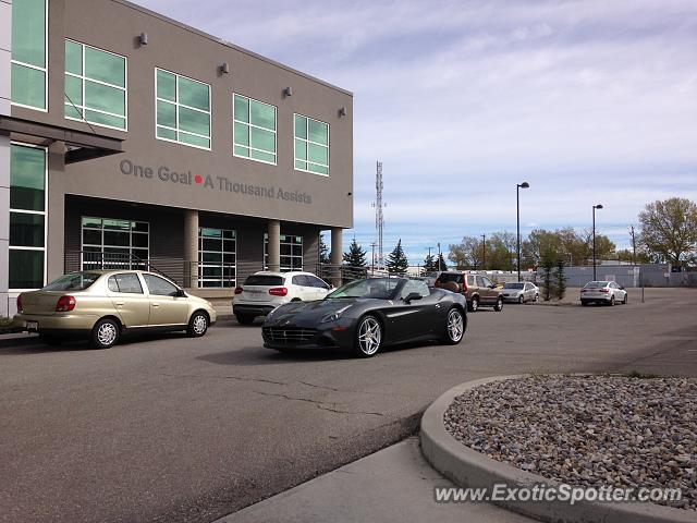 Ferrari California spotted in Calgary, Canada