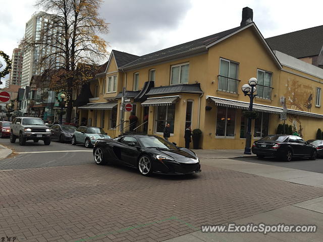 Mclaren 650S spotted in Toronto, Canada