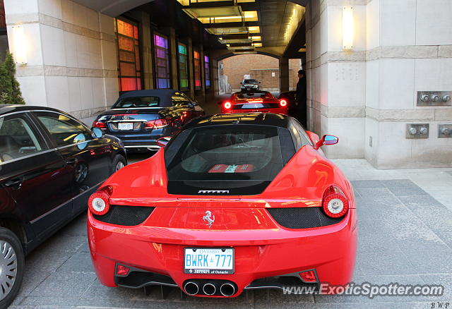 Ferrari 458 Italia spotted in Toronto, Canada